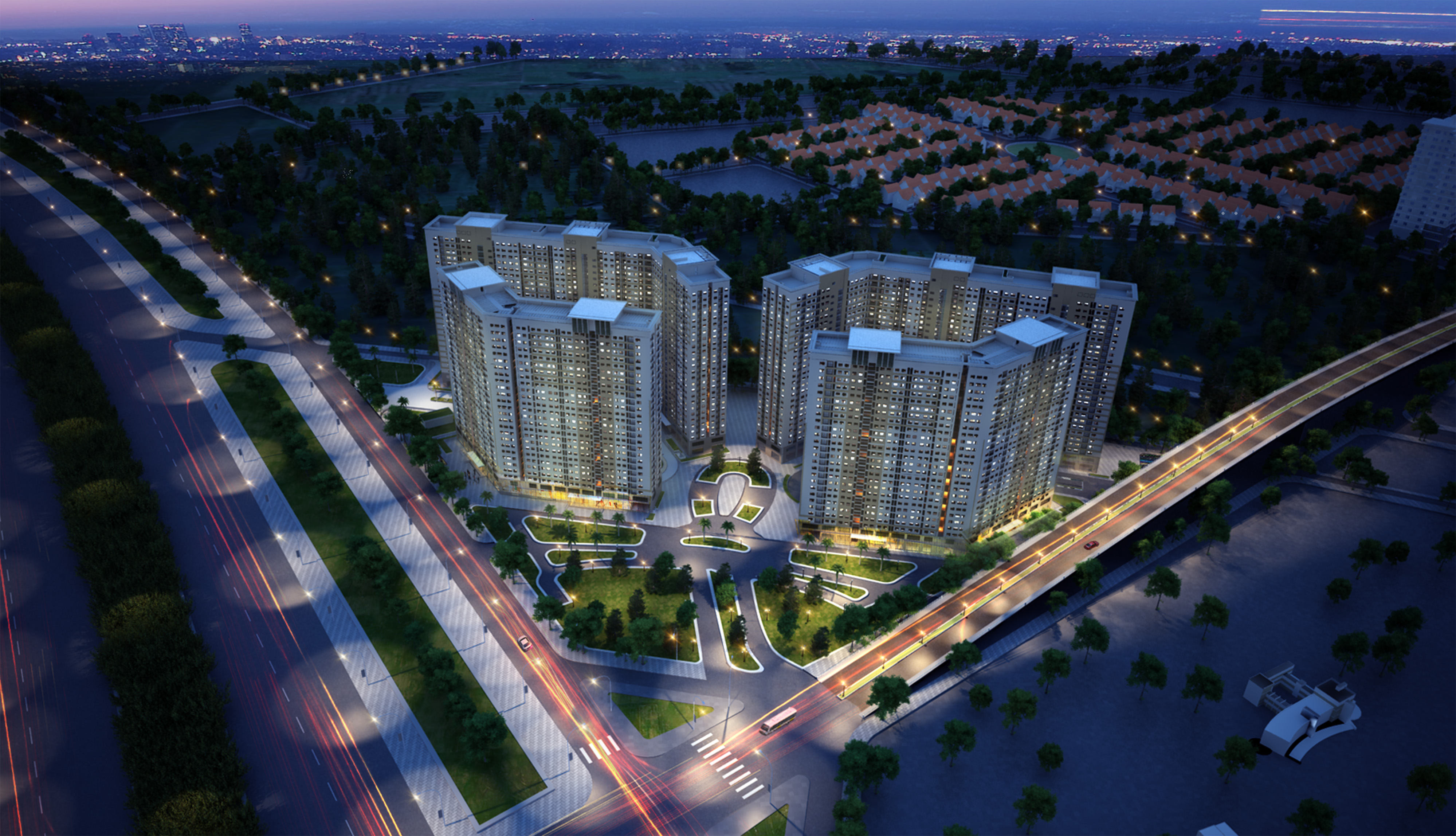 Tường bao kiến trúc công trình Xuân Mai Spark Tower